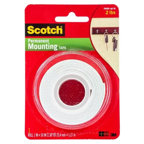 Scotch® Heavy Duty Mounting Tape 1x50